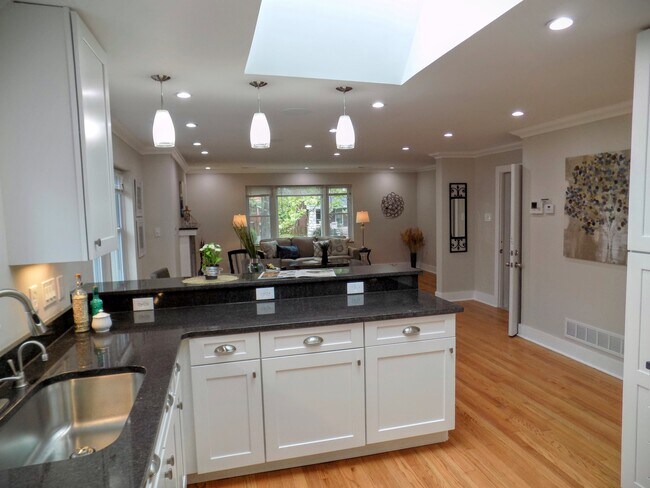 from Kitchen facing the Dining/Living areas - 7547 Delmar Blvd
