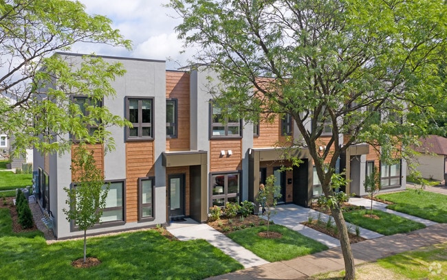 Aerial - CMM Lowry Row Homes