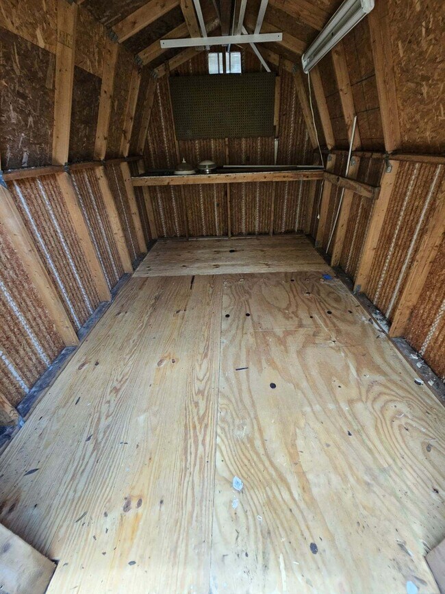 Inside backyard storage shed - 427 S MacArthur Ave