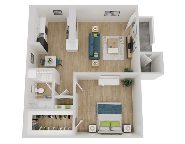 Plano de planta - Serena Apartments