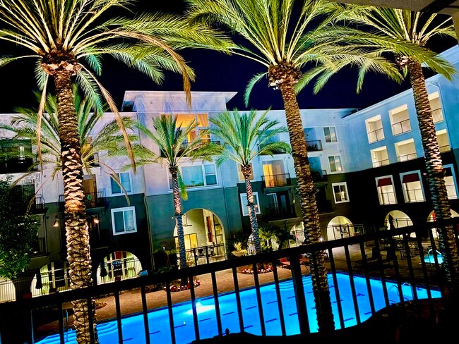 Evening View from Balcony - 1801 E Katella Ave