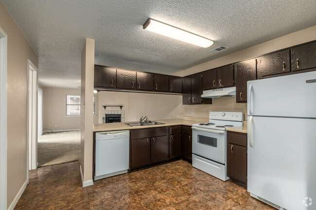 2BR, 1.5BA - 1178SF - Kitchen - Cedar Station Apartments