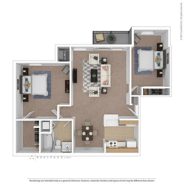 Wyndham Ridge – Traditional 2 Bedroom 1 Bath