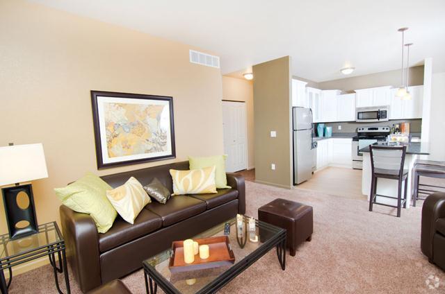 Living Room - Waterbury Place
