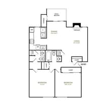 S2-Wynne-Floorplans_B3-2b2b-1000sf.jpg - The Wynne