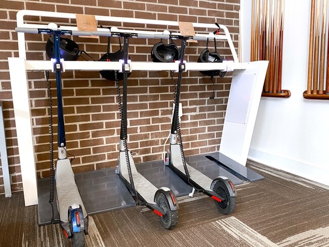 Edge electric scooters - The Edge Apartments and Townhomes