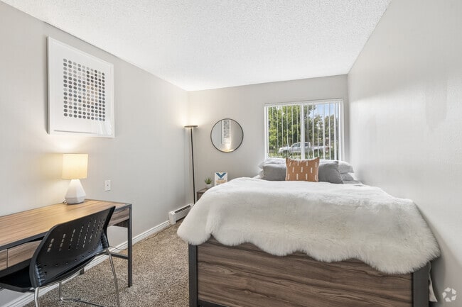 Paragon Renovated Furnished 1BR, 1BA - 600SF - Bedroom - The Social at Stadium Walk®