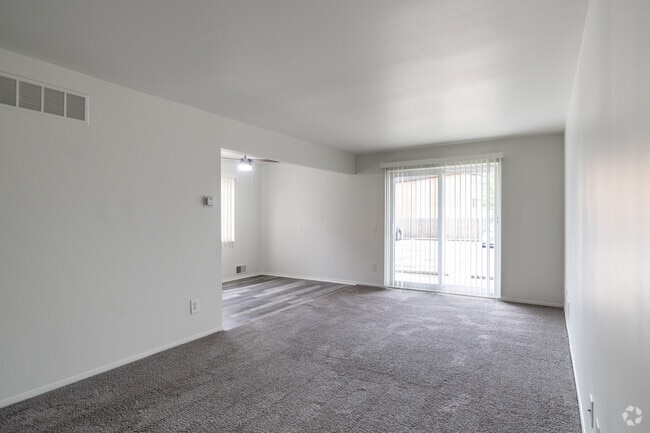 Upgraded 2BR, 1BA - 950SF - Living Room - Woodside Manor Apartments