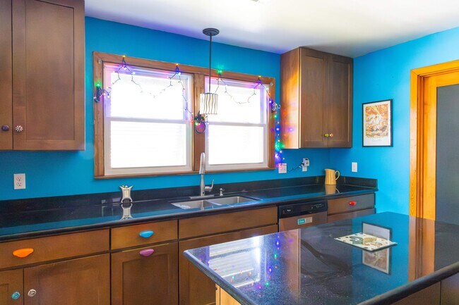 Double window over the sink - 3311 River Rd