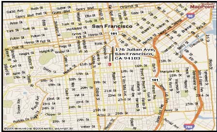 Neighborhood Map - 176 Julian Ave
