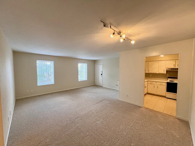 living room, dining room, kitchen, and entryway - 9001 Gaylord Dr