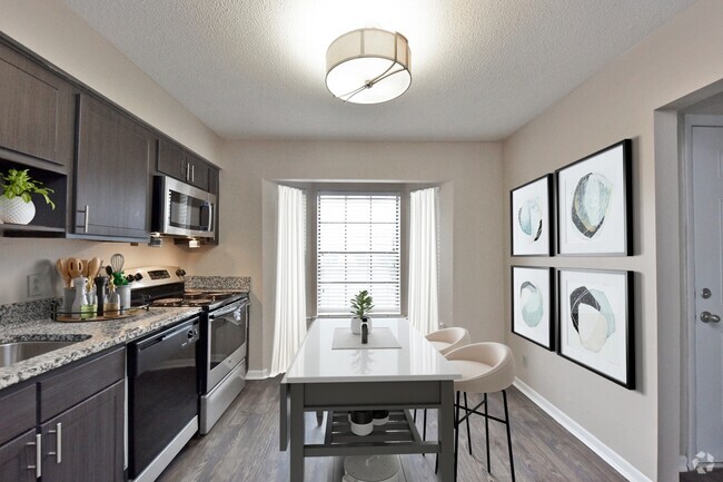 Kitchen + Granite Counters - Grande at Indian Lake