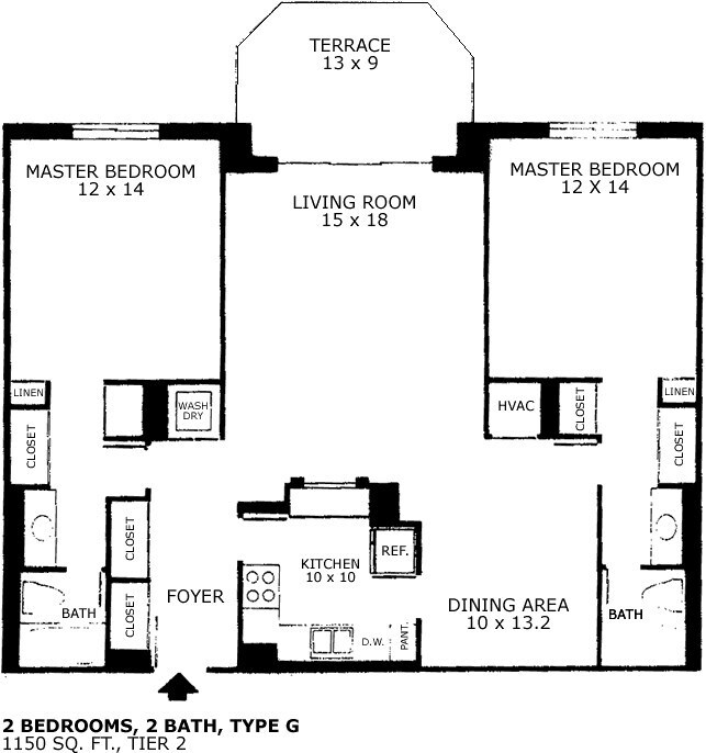1600 N Oak St, Arlington, VA 22209 Condo for Rent in Arlington, VA