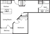 1 Bedroom W