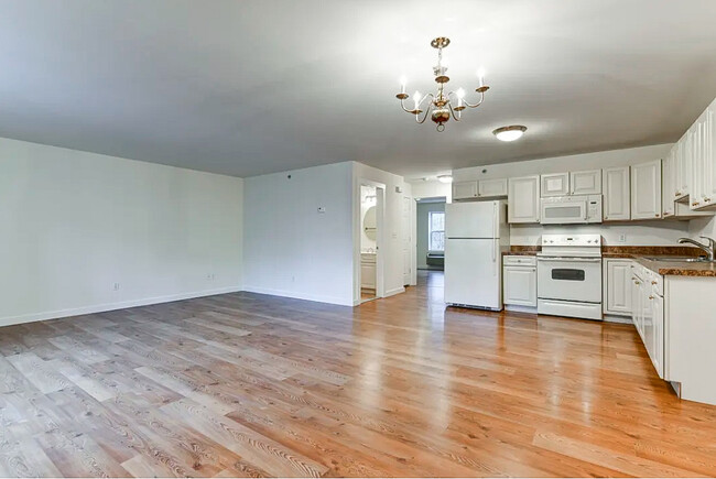 Open Kitchen/ Living Area - Orchard Street Apartments