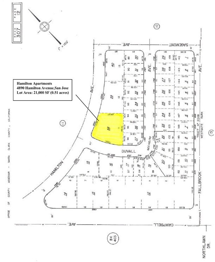 Site Plan - Hamilton Apartments