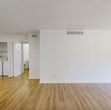 This 700 square foot apartment in Lakewood, CO offers a harmonious blend of modern amenities and efficient design. The recently renovated kitchen boasts crisp white cabinetry, contrasting black appliances, and a sleek countertop, creating a contemporary cooking space. The open-concept living area features warm wood-look flooring, enhancing the sense of space and continuity throughout.

The single bedroom, measuring 180 square feet, provides ample space and is adorned with plush carpeting for comfort. Large windows in the living areas and bedroom invite natural light, brightening the entire space. A private balcony accessible through sliding glass doors extends the living space outdoors, offering a perfect spot for relaxation.

The bathroom showcases a clean, modern aesthetic with large format tiles, a combination tub-shower, and updated fixtures. Storage needs are met with a dedicated closet space and additional built-in storage solutions throughout the apartment.

The property's fresh, neutral color palette and updated finishes create a canvas for personal style. With its efficient layout and thoughtful renovations, this apartment maximizes comfort and functionality in its 700 square foot footprint, making it an ideal home for urban living.