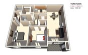 Two Bed / Two Bath