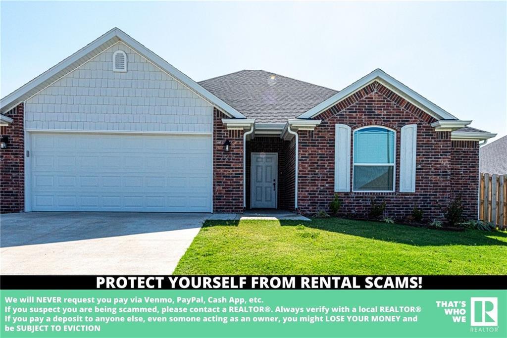 721 Quartzite Ave, Lowell, AR 72745 House Rental in Lowell, AR