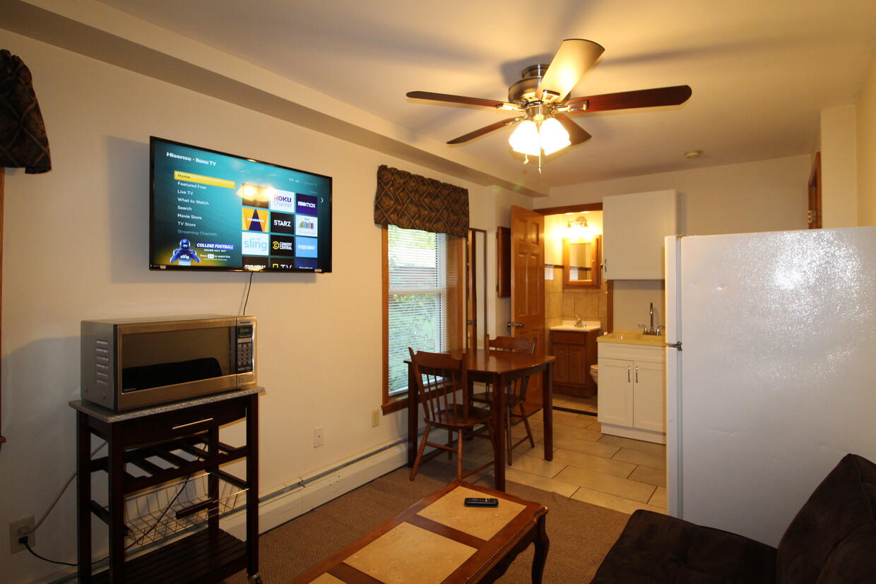 Smart Roku TV in Living/Dining Area - 189 Lee Dr