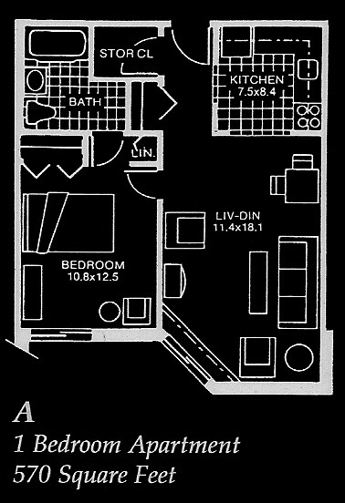 1BR/1BA - Scott Hill Retirement Community