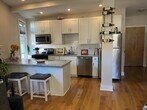 Kitchen with stainless steel appliances - 640 Buchanan St NW