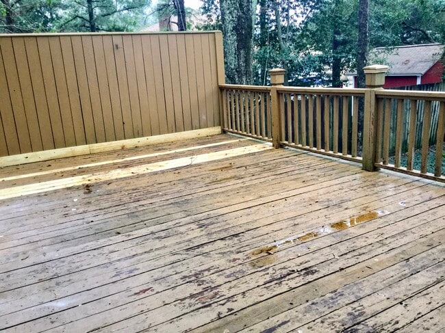 Back deck - 270 Hillcrest Rd