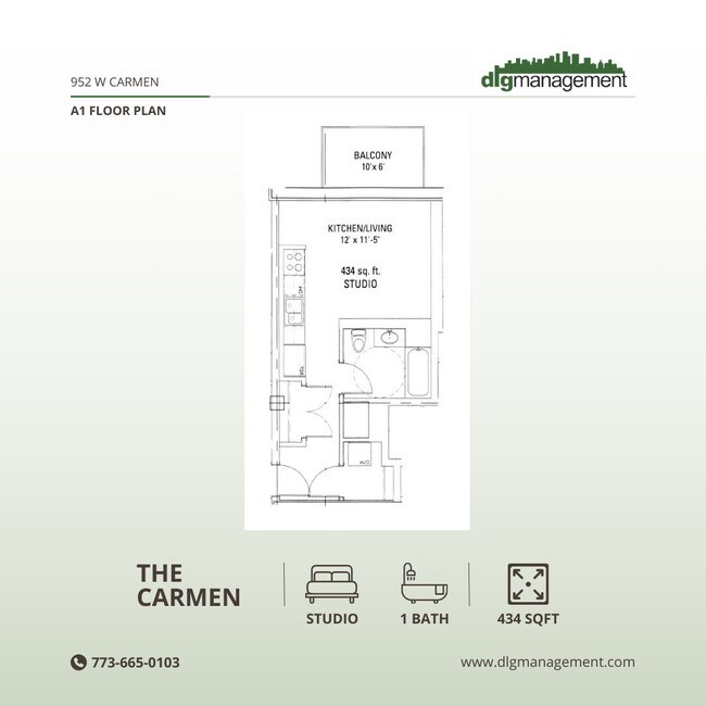 Plano de planta A1 - The Carmen