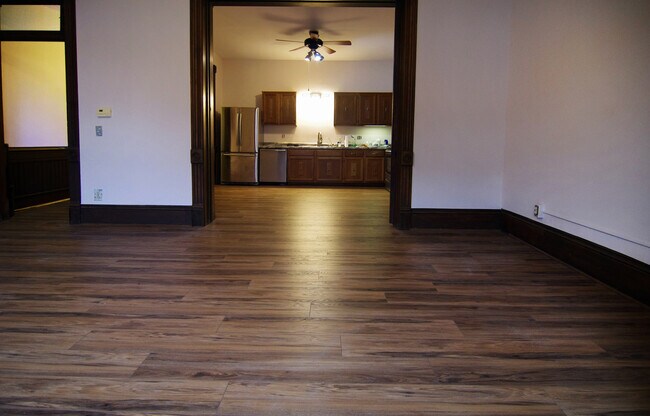 Looking into Kitchen from Living room - 418 N Main St