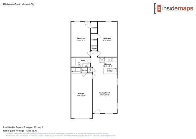 Building Photo - 2 Bedroom 1 Bath Duplex Close To Tinker AFB - Lawncare Included