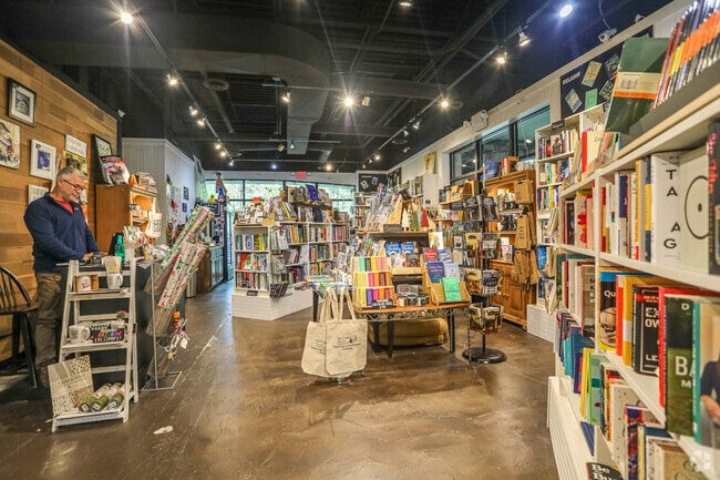 The bookworms of Rockford hang out at Epilogue Books, an independently owned bookstore.