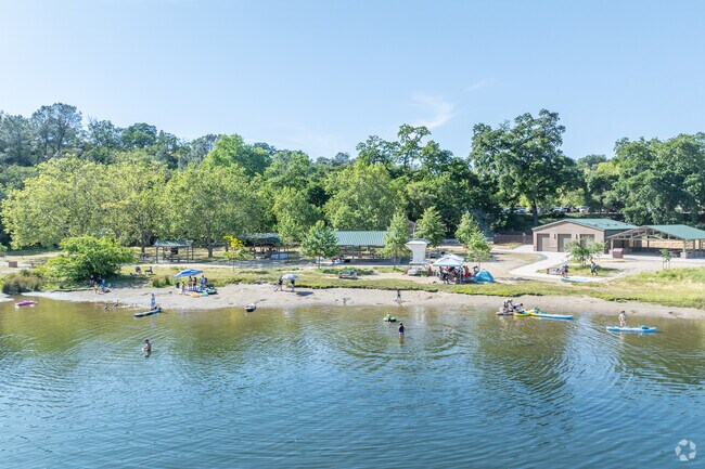 Enjoy the beach at Black Miners Bar in Orangevale.