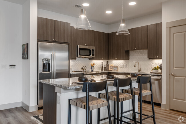 2BR, 2BA - 1,236SF - Kitchen - Alexan Braker Pointe