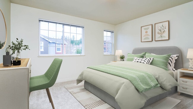 Carpeted Bedroom - The Reserve at Town Center