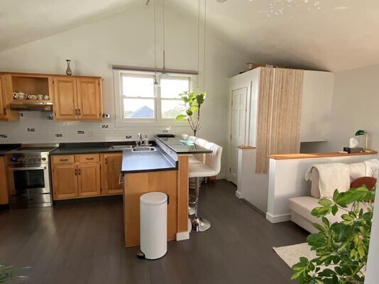 Cocina completa, barra con asientos y despensa. - 17 Millett St