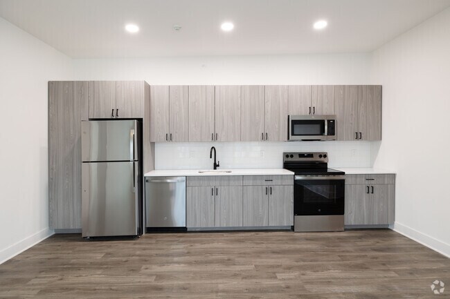 1 habitación, 1 baño - 775 pies cuadrados - Cocina - 33 Center Street Apartments
