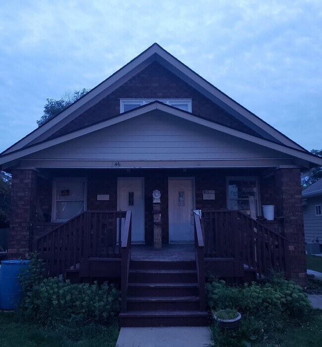 Front View of Duplex Home - 44 S Ewing St