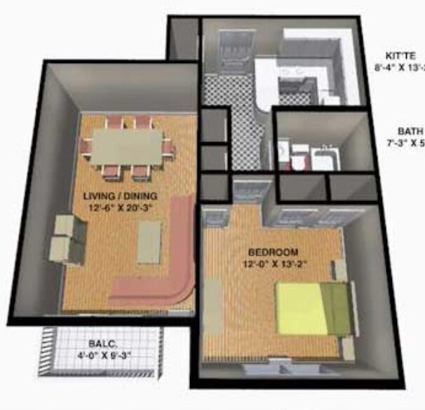 1BR/1BA - The Empire House