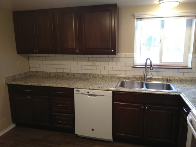 Subway Tile Backsplash - 8830 W Jewell Ave