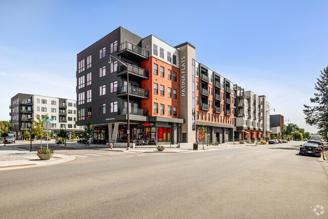 Apartment Home Exteriors - Patina Flats at the Foundry Apartments