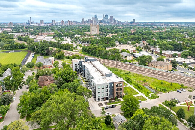 Aerial - Huxley Apartments