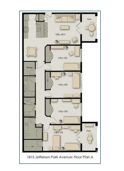 Plan A - Charlottesville Apartments