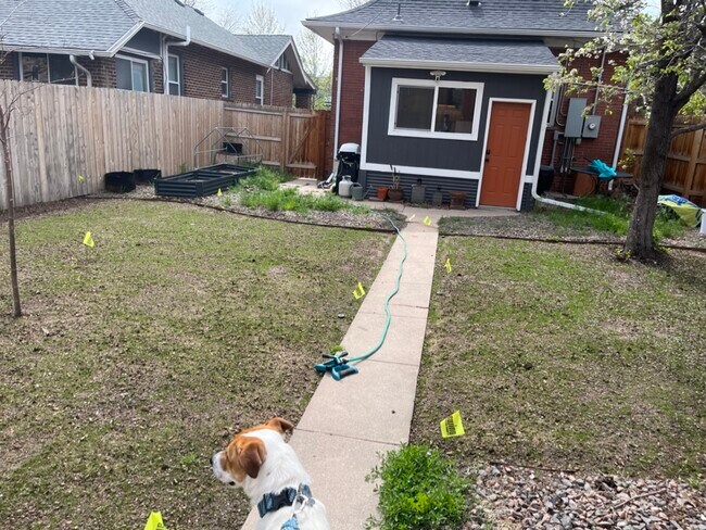 Fenced in back yard - 558 N Pennsylvania St