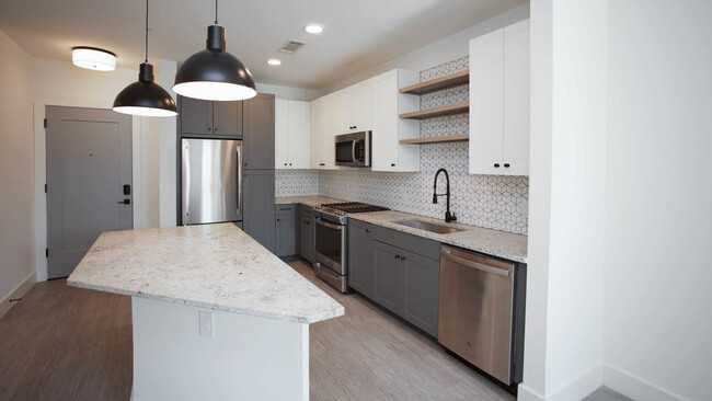 Kitchen with Stainless Steel Appliances - Luna Upper Westside