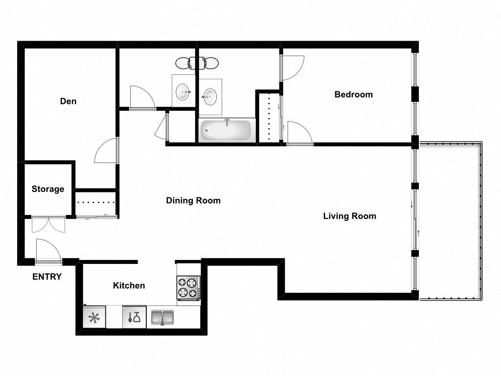 Plan d'étage - Angus House