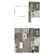 Two Bed, Two Bath Penthouse Loft (C3PH)