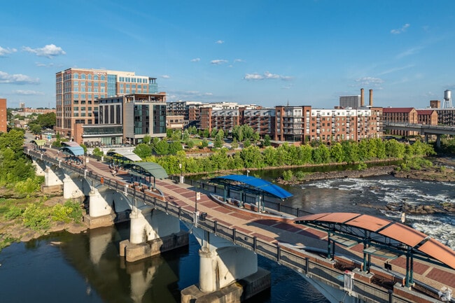 A bridge connects Uptown Columbus to Alabama.