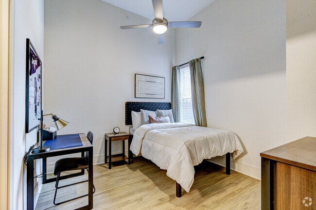 4BR, 4BA - 1,275SF - Bedroom - The Landing College Station