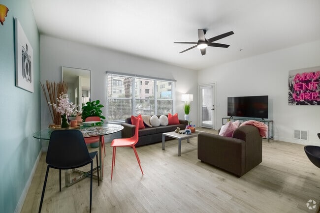 3BR, 3BA - 1,301SF - Living Room - Stone Avenue Standard-Students Only!