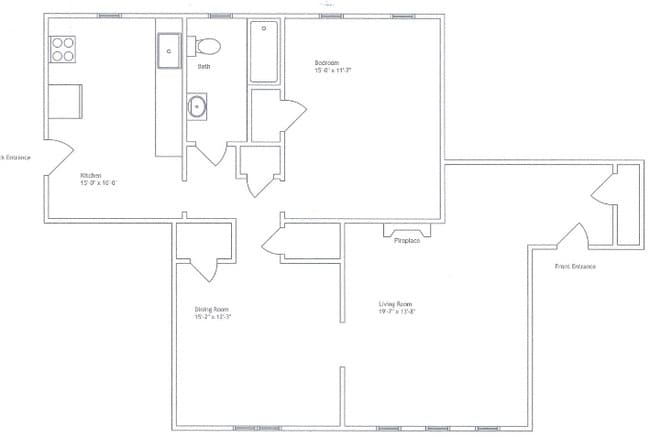 1BR/1BA - Claremont